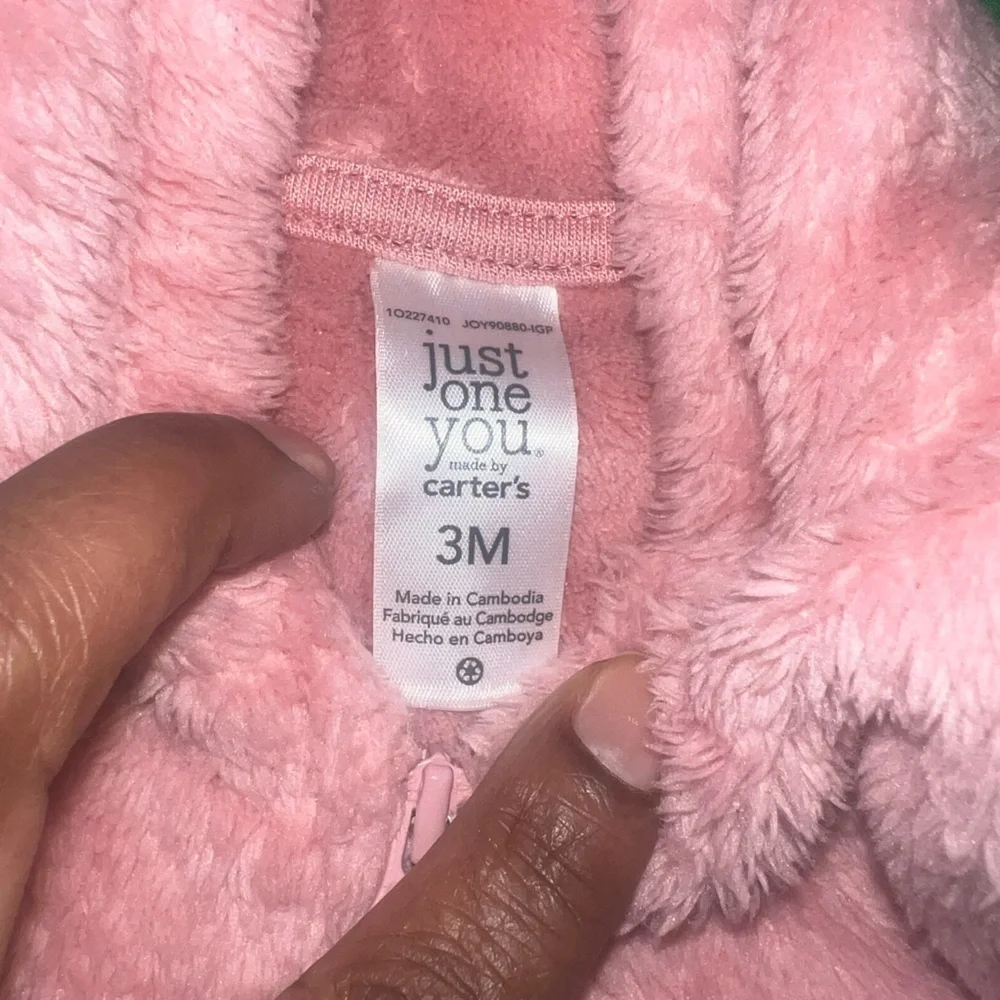 Carter's Soft Pink Hooded Vest size 3 Months